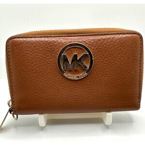 MICHAEL KORS Brown Wallet with Phone Holder
